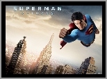 Brandon Routh, wieżowce, Superman Returns, miasto