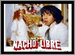 Nacho Libre, Hector Jimenez, napis, lalka