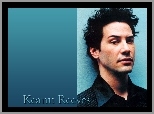 Keanu Reeves, czarne włosy