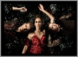 Ian Somerhalder, Nina Dobrev, The Vampire Diaries, Pamitniki wampirw, Paul Wesley