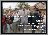 Borat, Sacha Baron Cohen, domy, ludzie