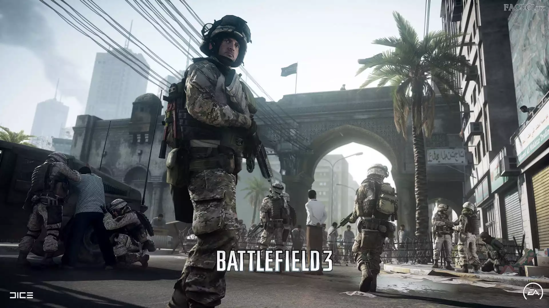 Żołnierze, Ulica, Battlefield 3, Broń