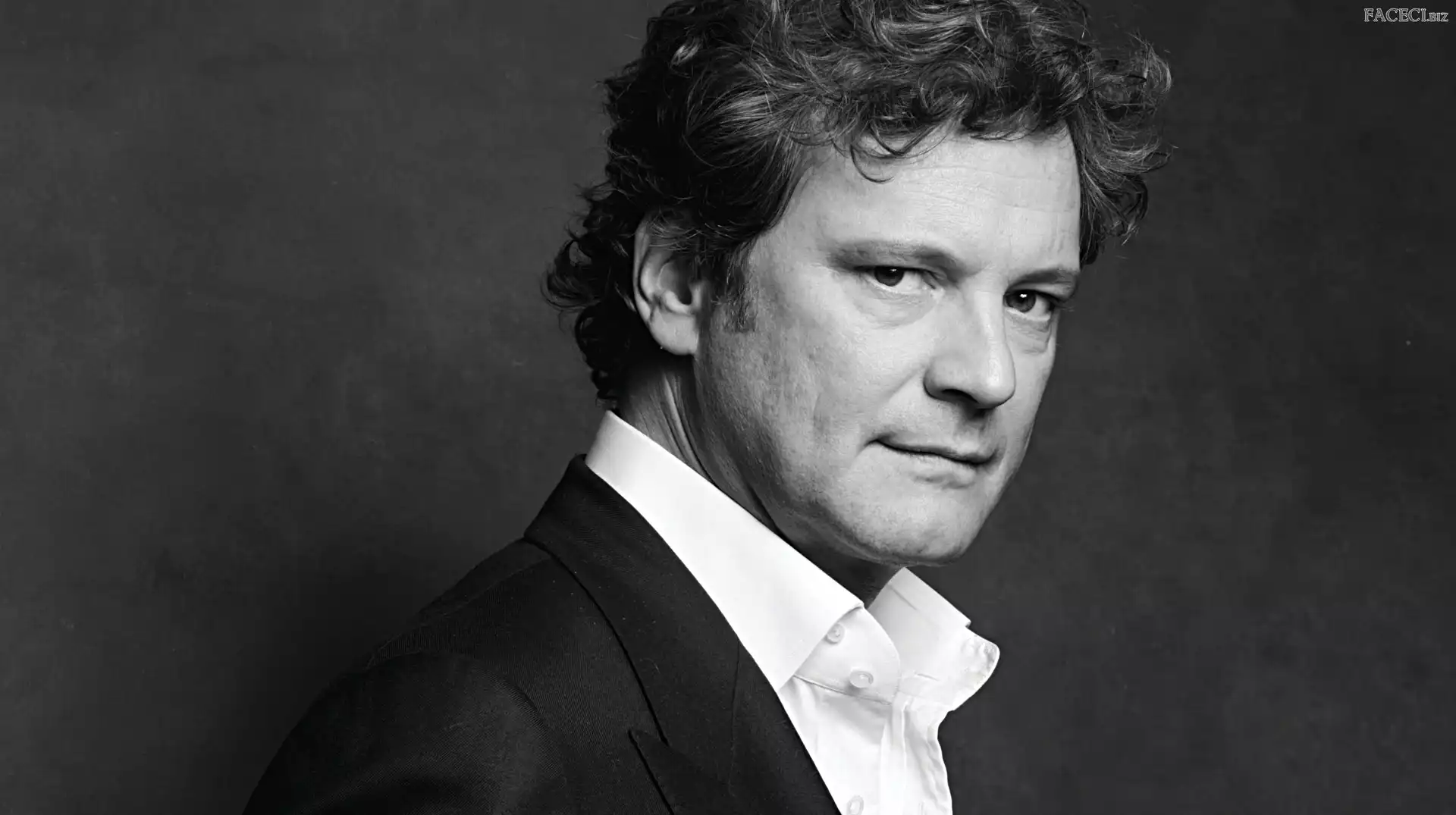 aktor, czarno-białe, Colin Firth, mężczyzna