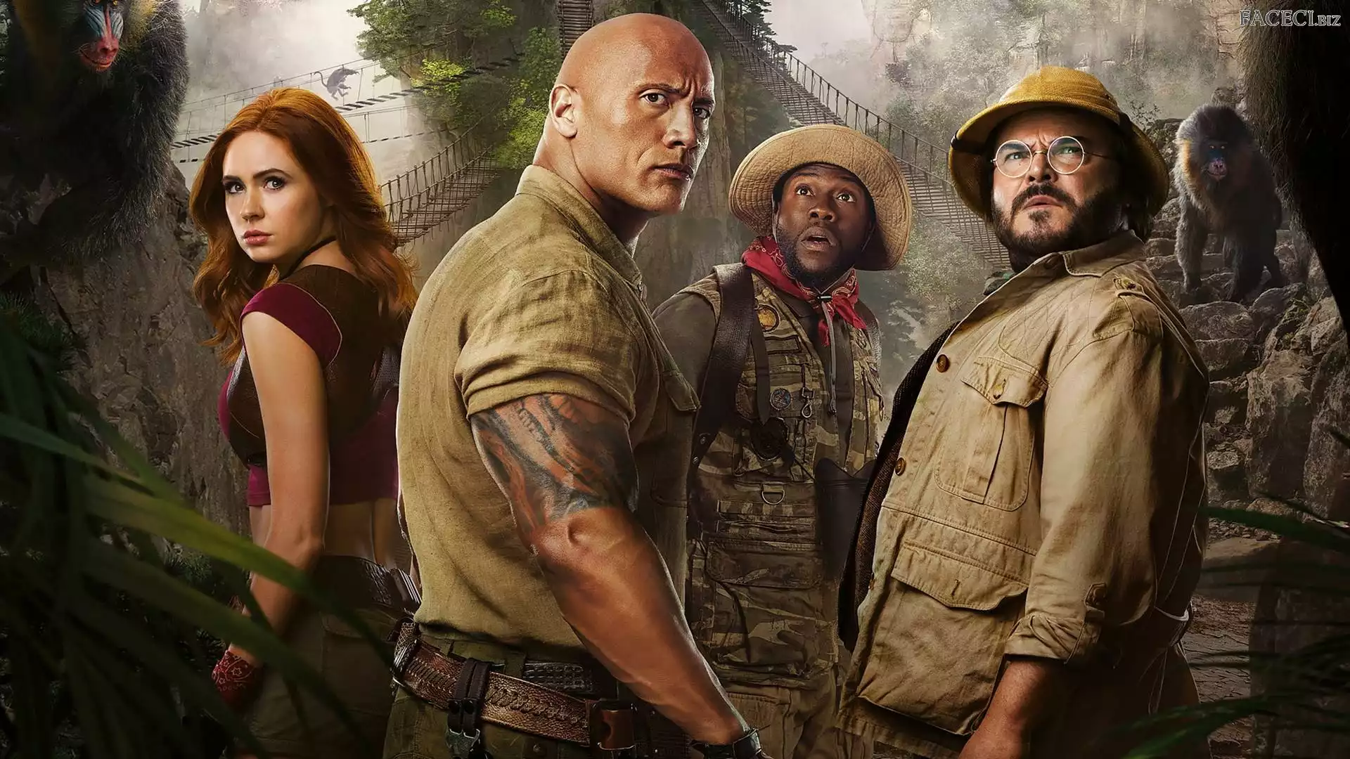 Aktor, Jack Black, Dwayne Johnson, Film, Kevin Hart, Karen Gillan, Jumanji The Next Level, Jumanji Następny Poziom, Aktorka