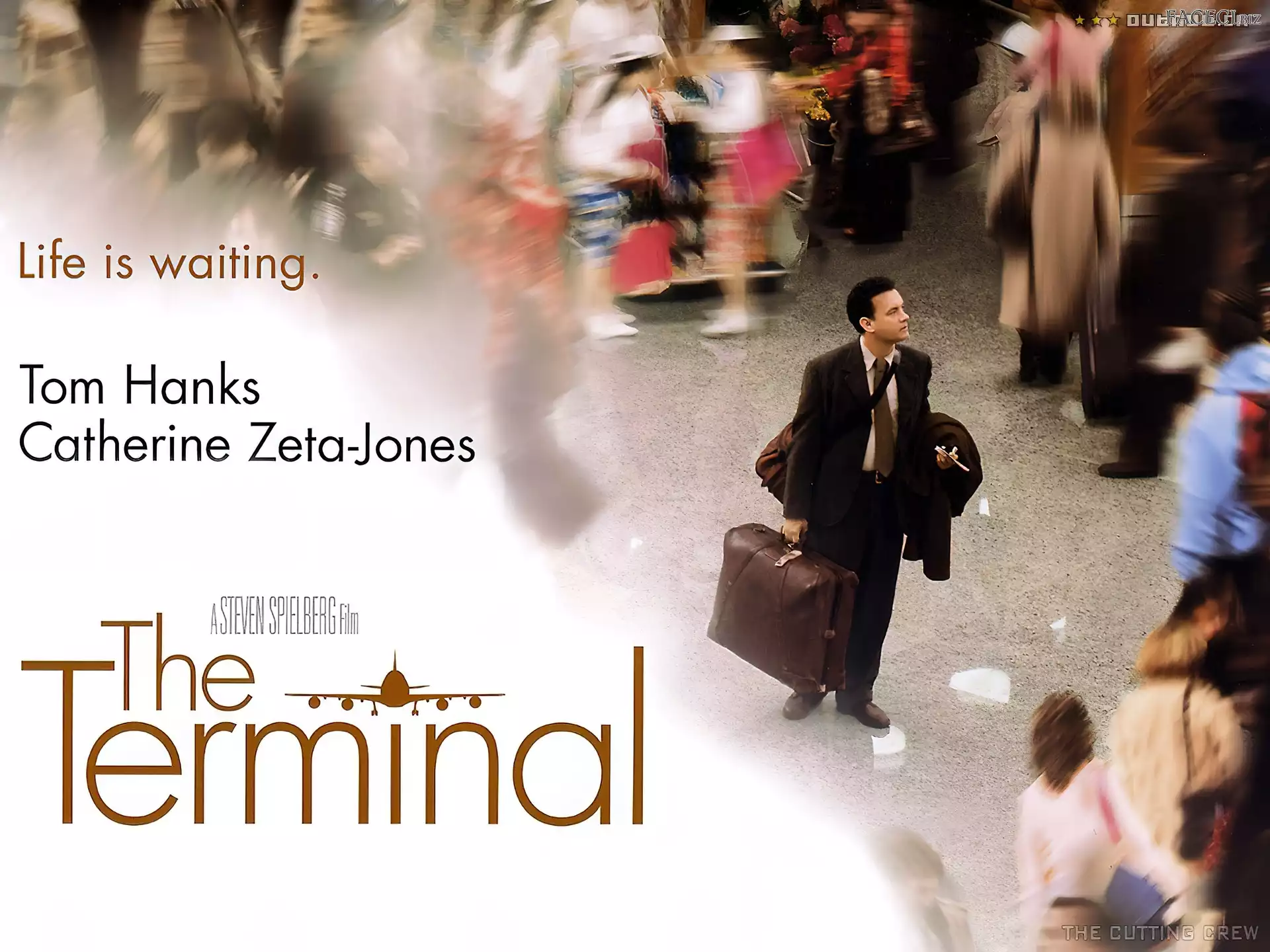 bagaż, ludzie, Tom Hanks, The Terminal, napisy