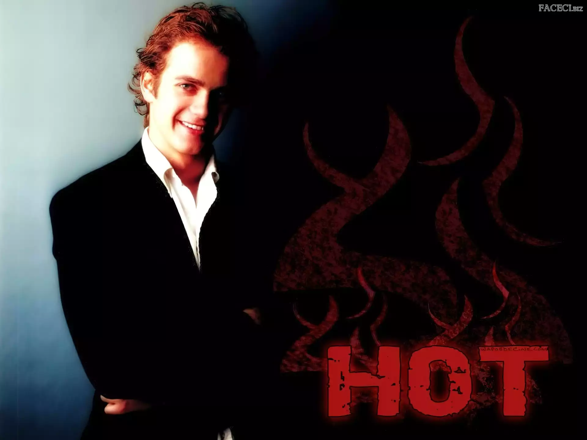 biała koszula, Hayden Christensen, hot