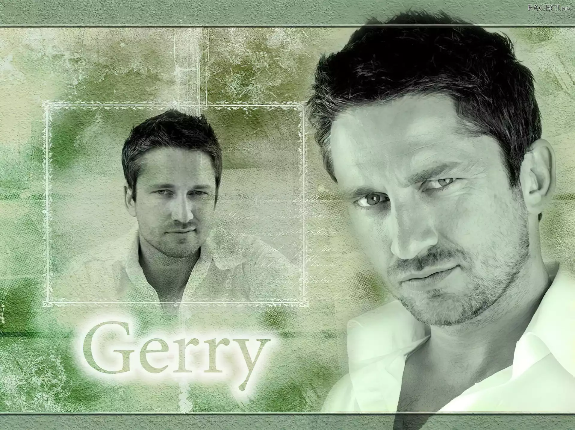 broda, Gerard Butler, jasne oczy