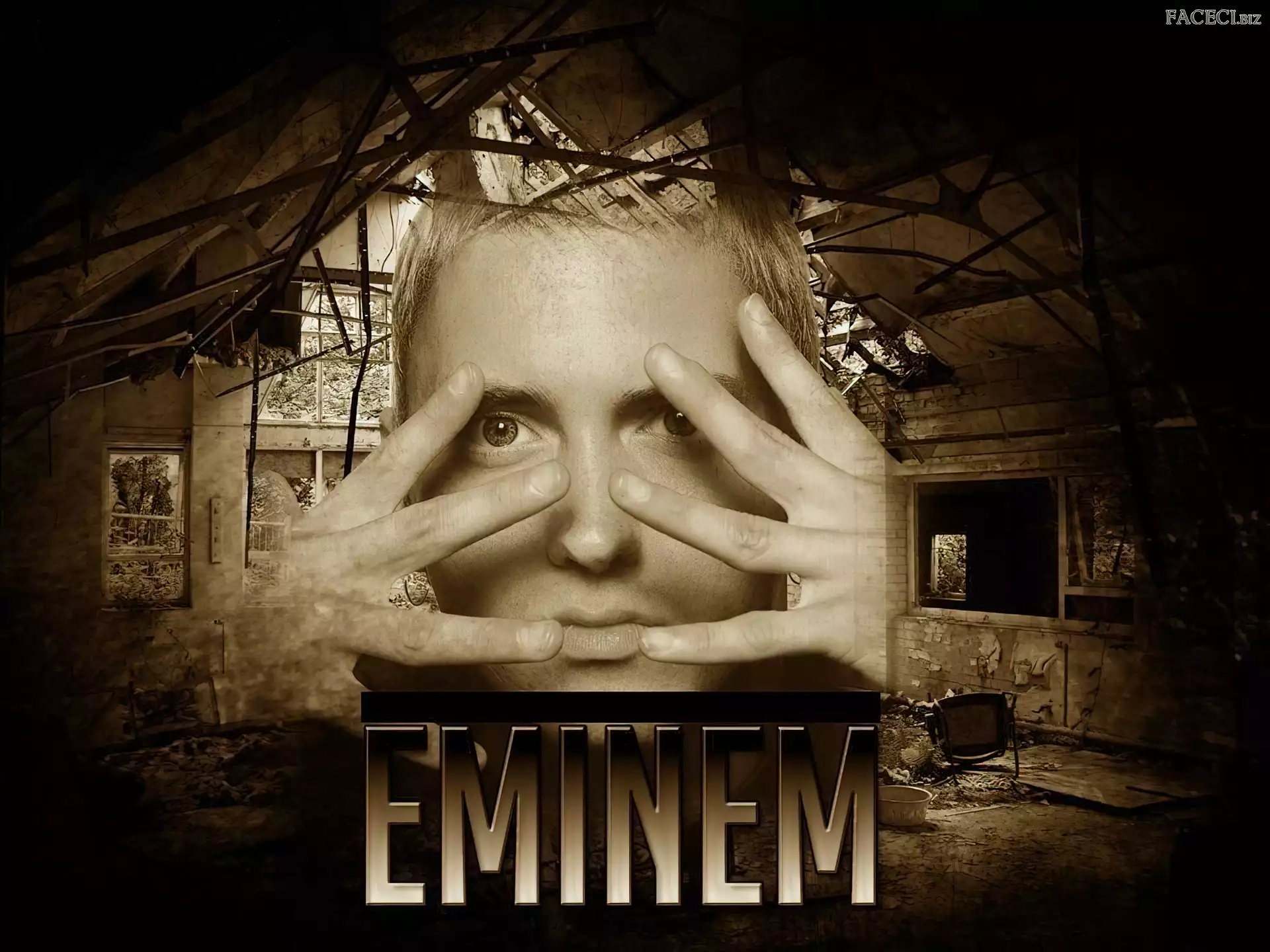 Dłonie, Eminem, Twarz