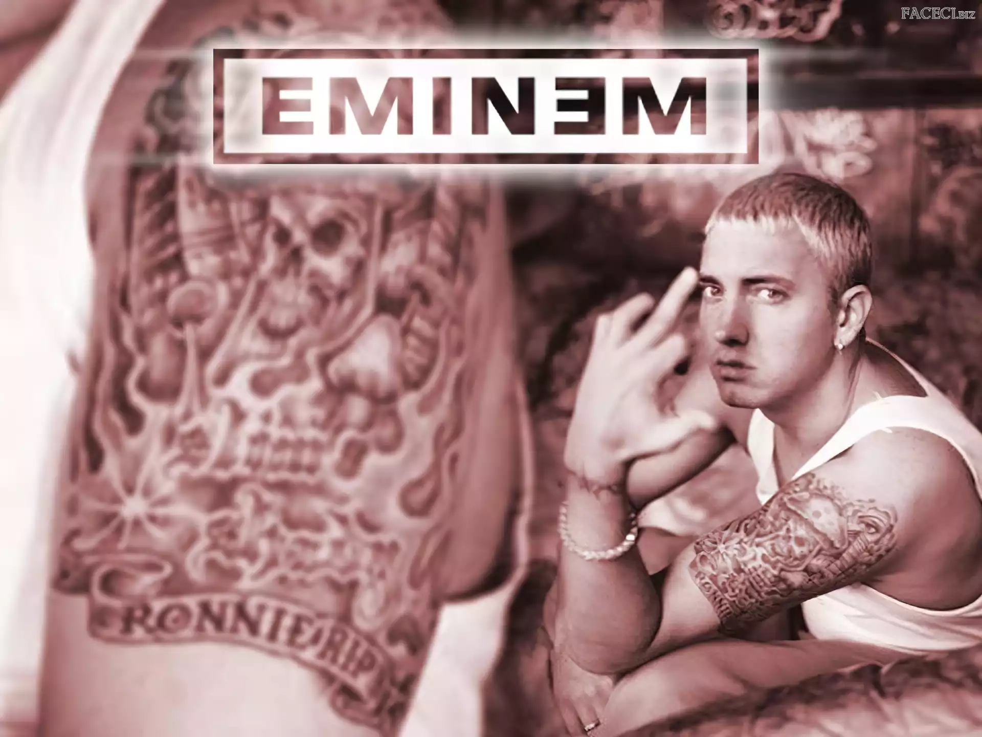 Tatuaż, Eminem, Ramię