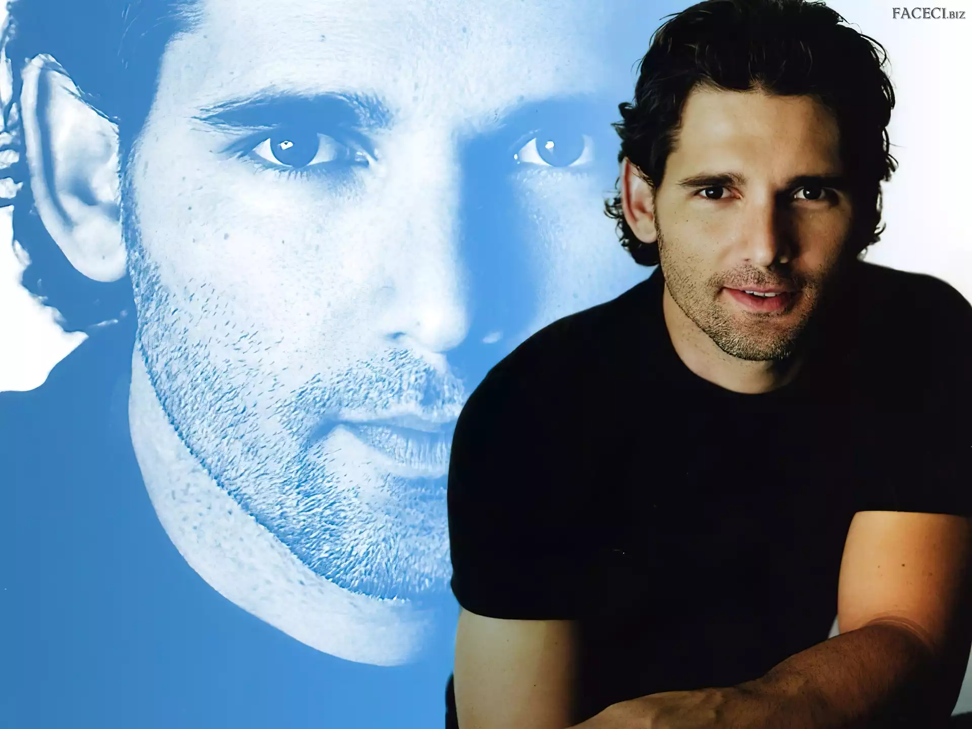 czarna koszulka, Eric Bana