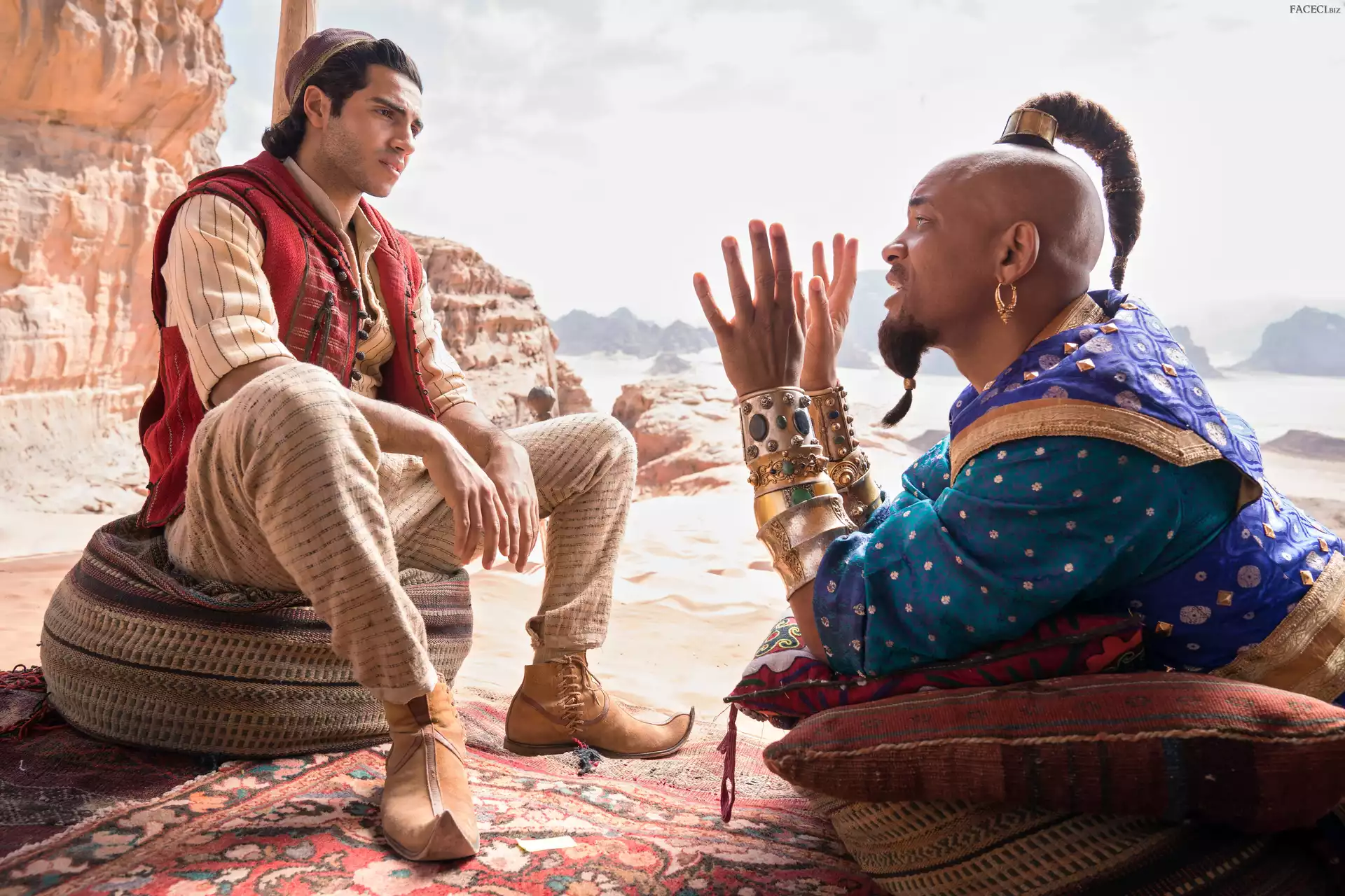 Aladdin, Film, Will Smith, Mena Massoud, Aladyn, Aktor