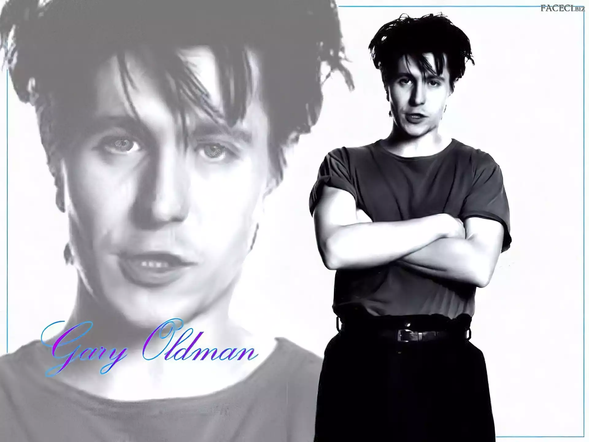 Gary Oldman, czarne włosy