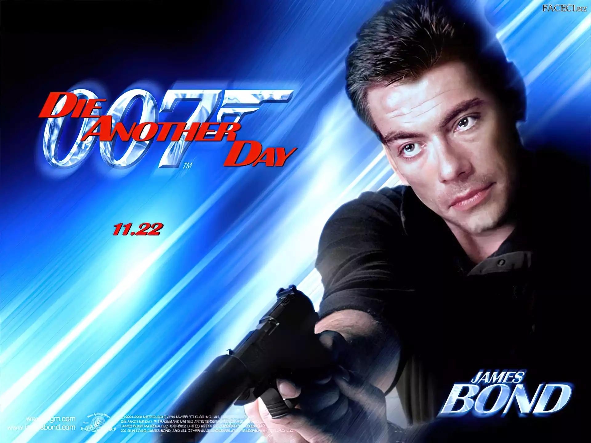 pistolet, Jean Claude Van Damme, james bond
