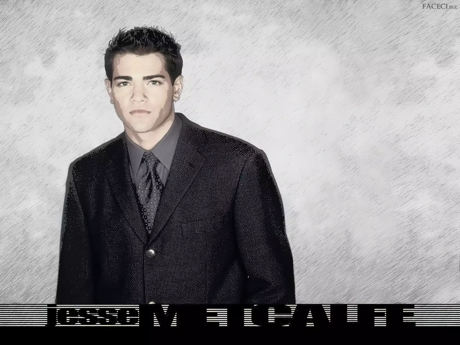 Jesse Metcalfe, czarna marynarka