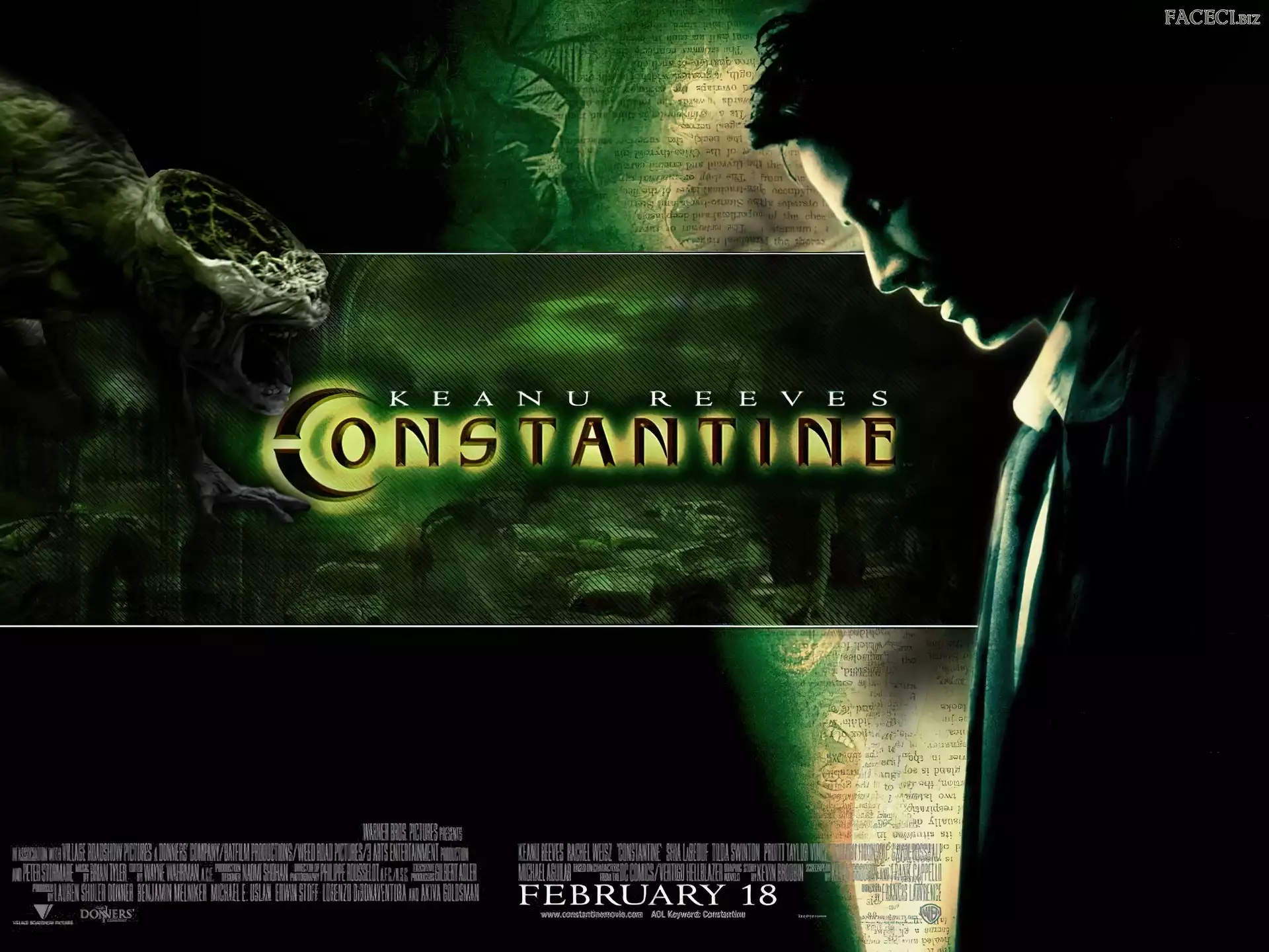 Keanu Reeves, potwór, Constantine, tytuł