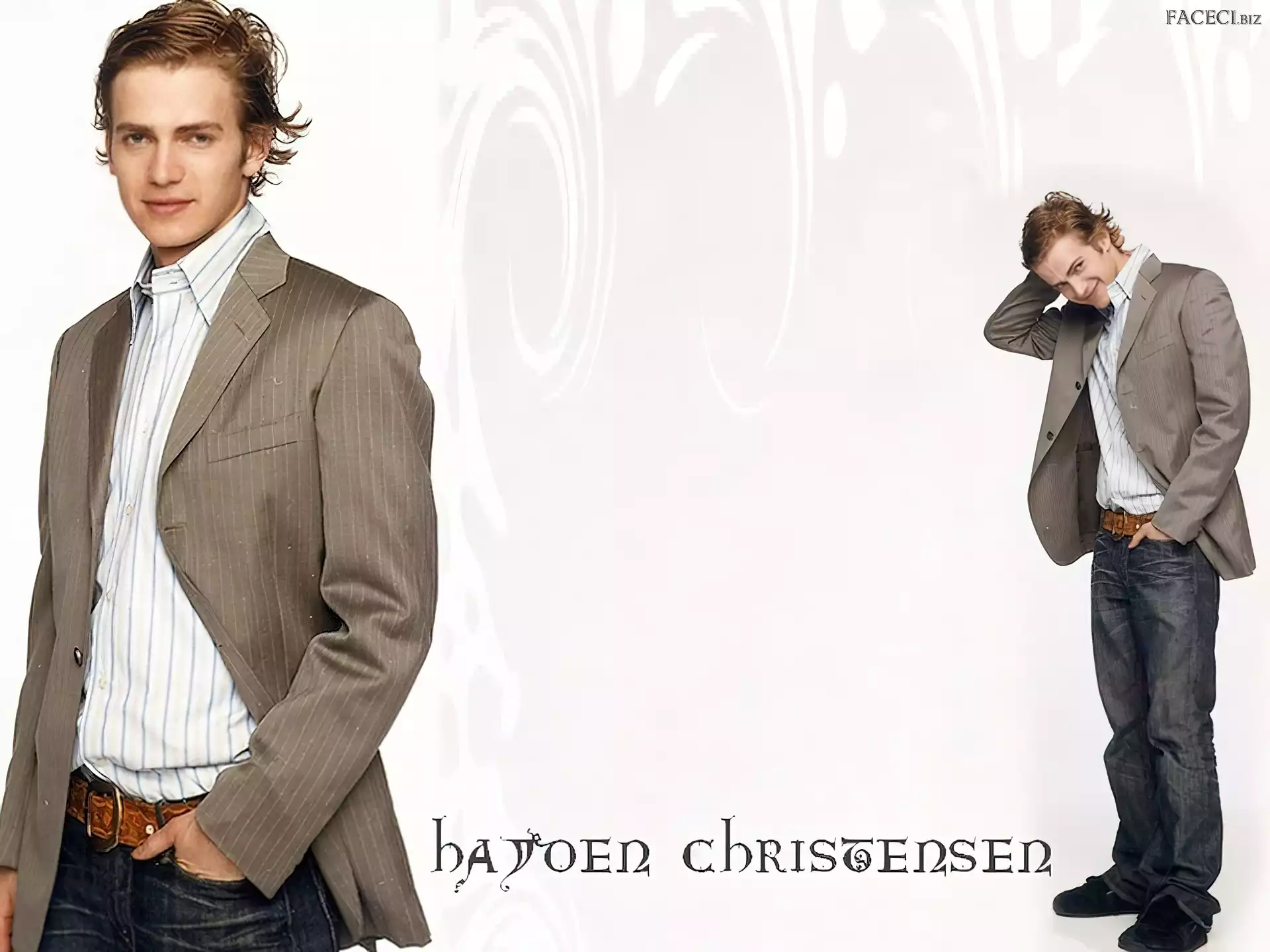 koszula, Hayden Christensen, pasiasta marynarka