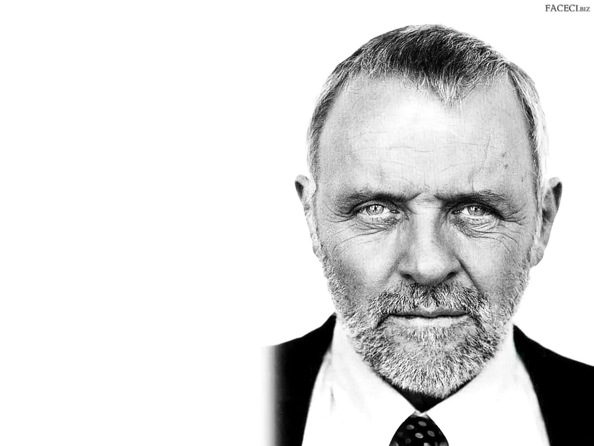 krawat, Anthony Hopkins, broda