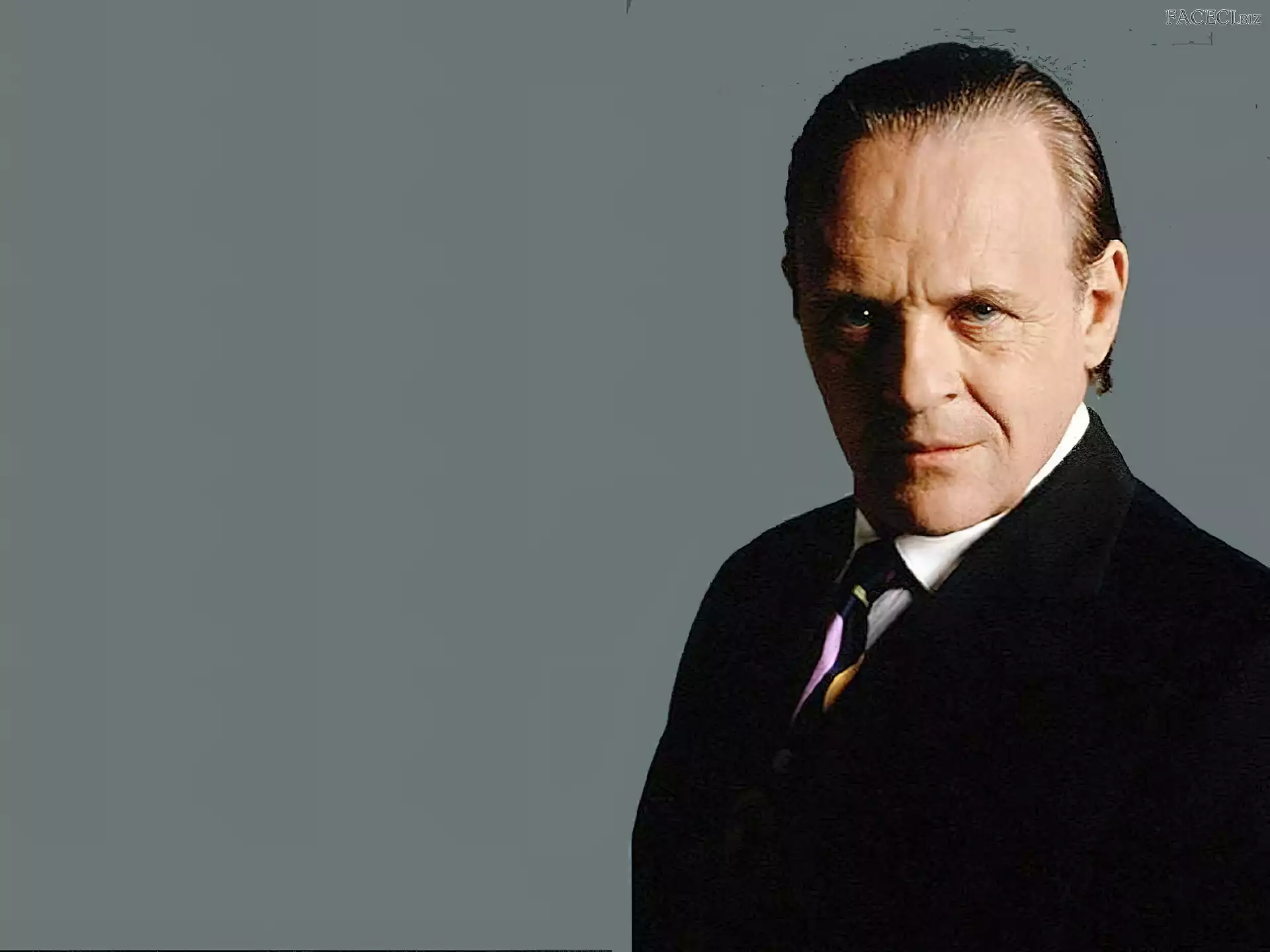 krawat, Anthony Hopkins, kolorowy