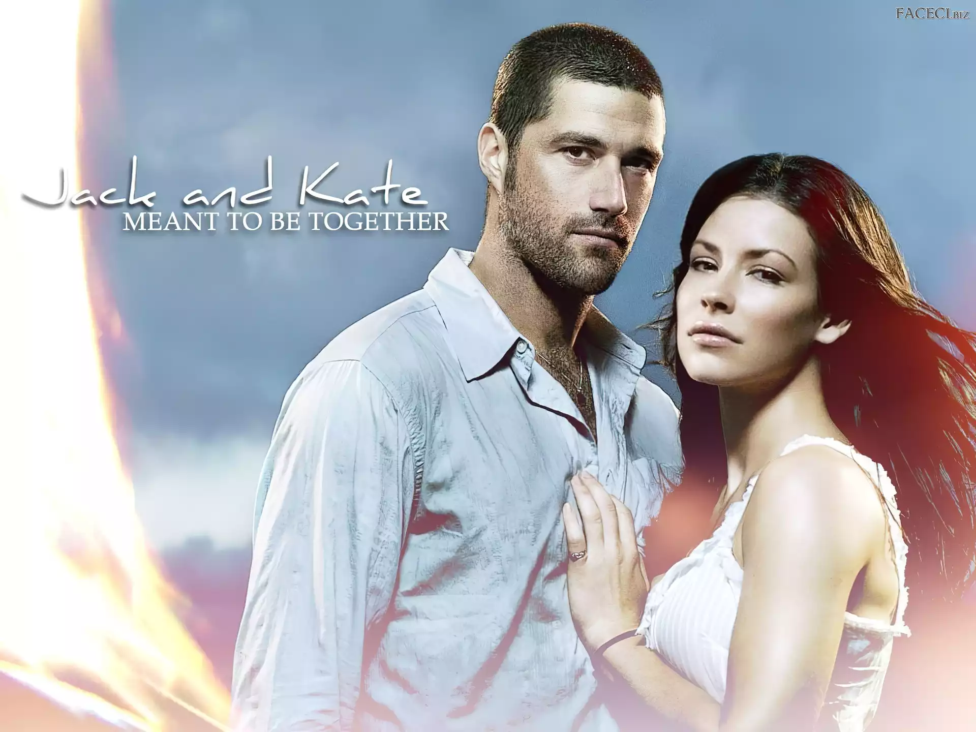 Evangeline Lilly, stojÄ…, Filmy Lost, Matthew Fox