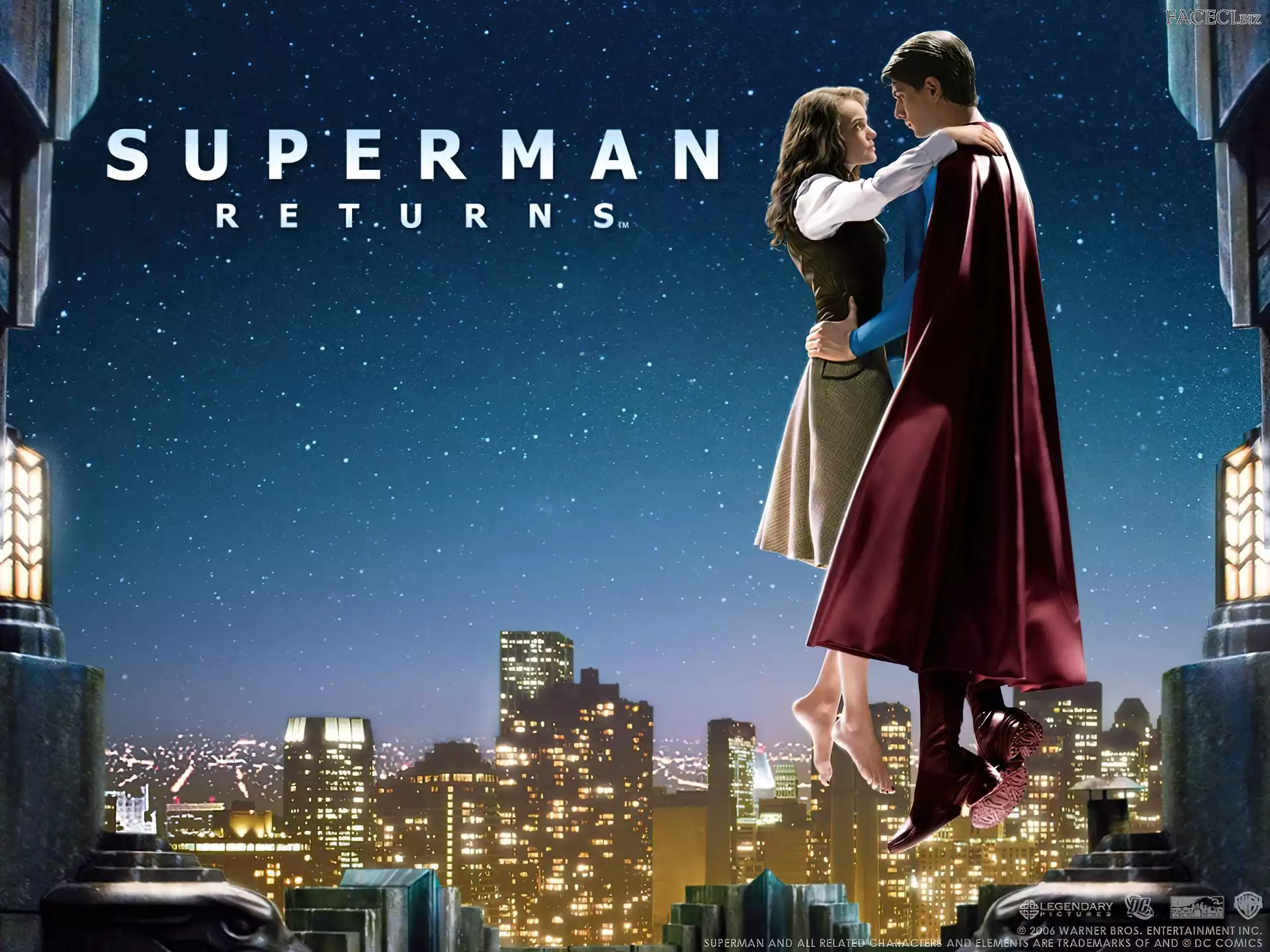 miasto, Kate Bosworth, gwiazdy, Superman Returns, Brandon Routh