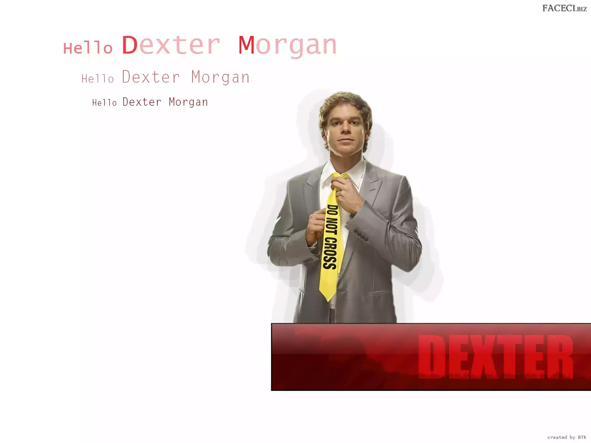 Michael C. Hall, Dexter, Krawat