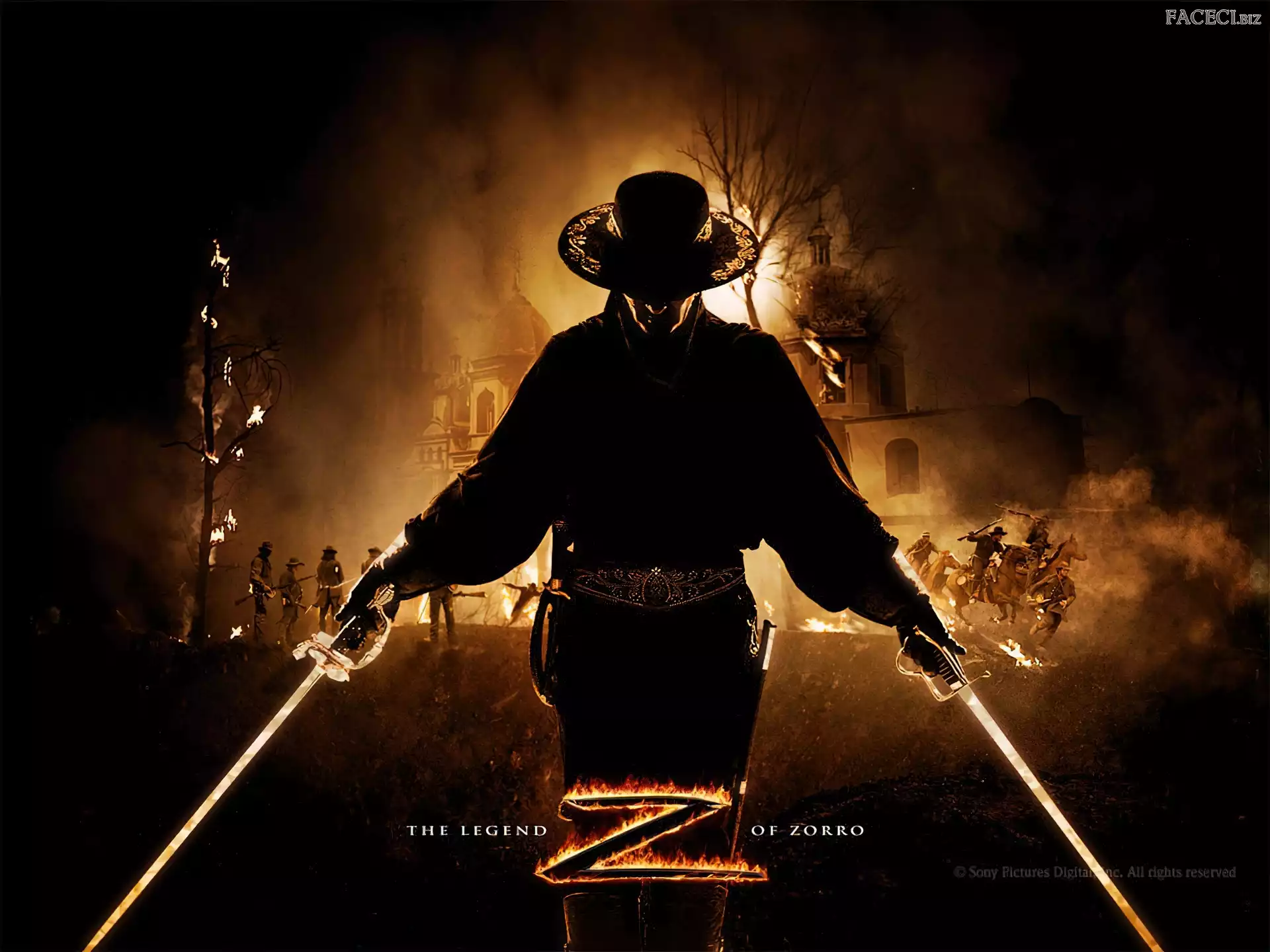 miecze, Antonio Banderas, zorro