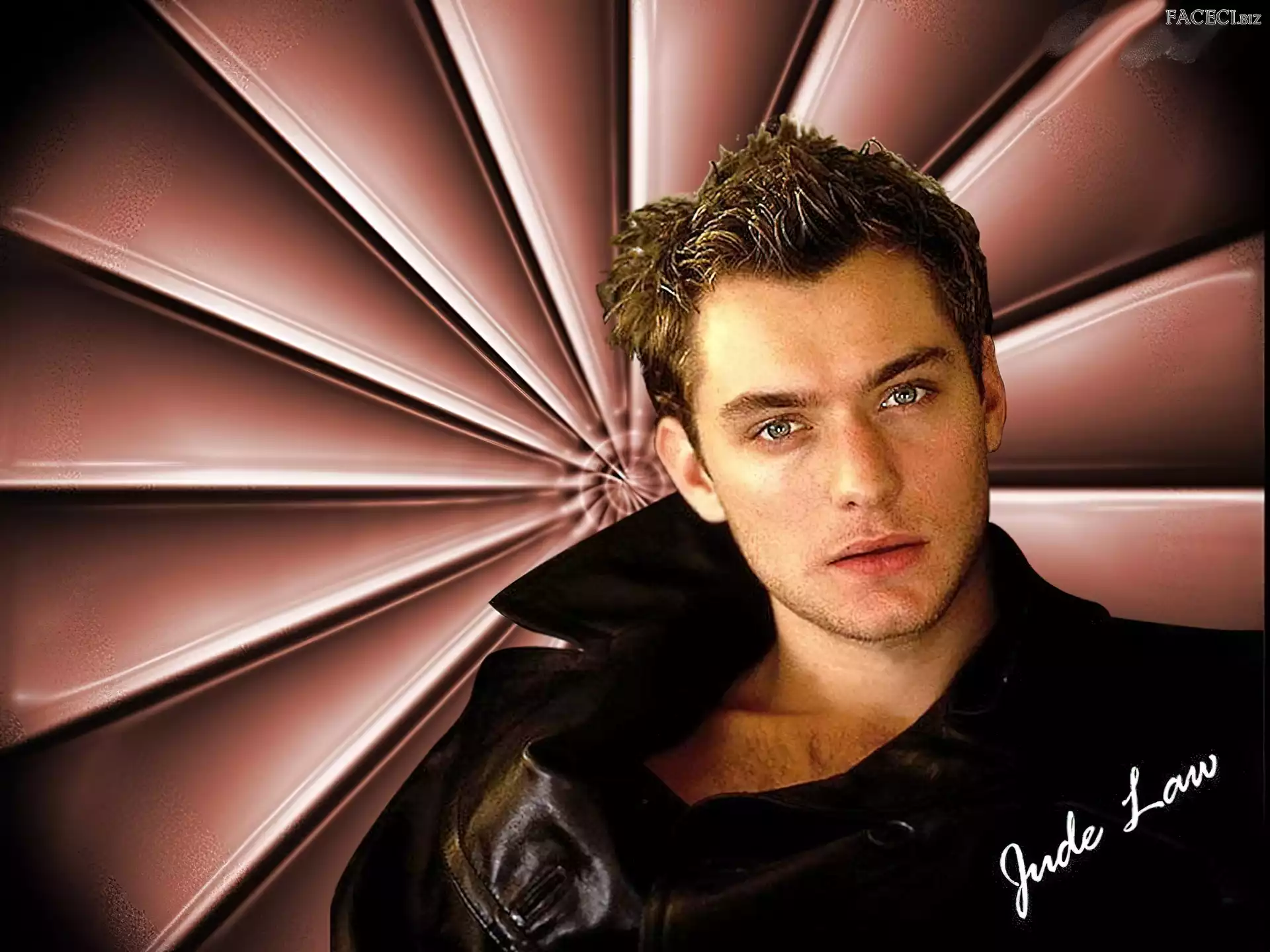 niebieskie oczy, Jude Law, blond włosy