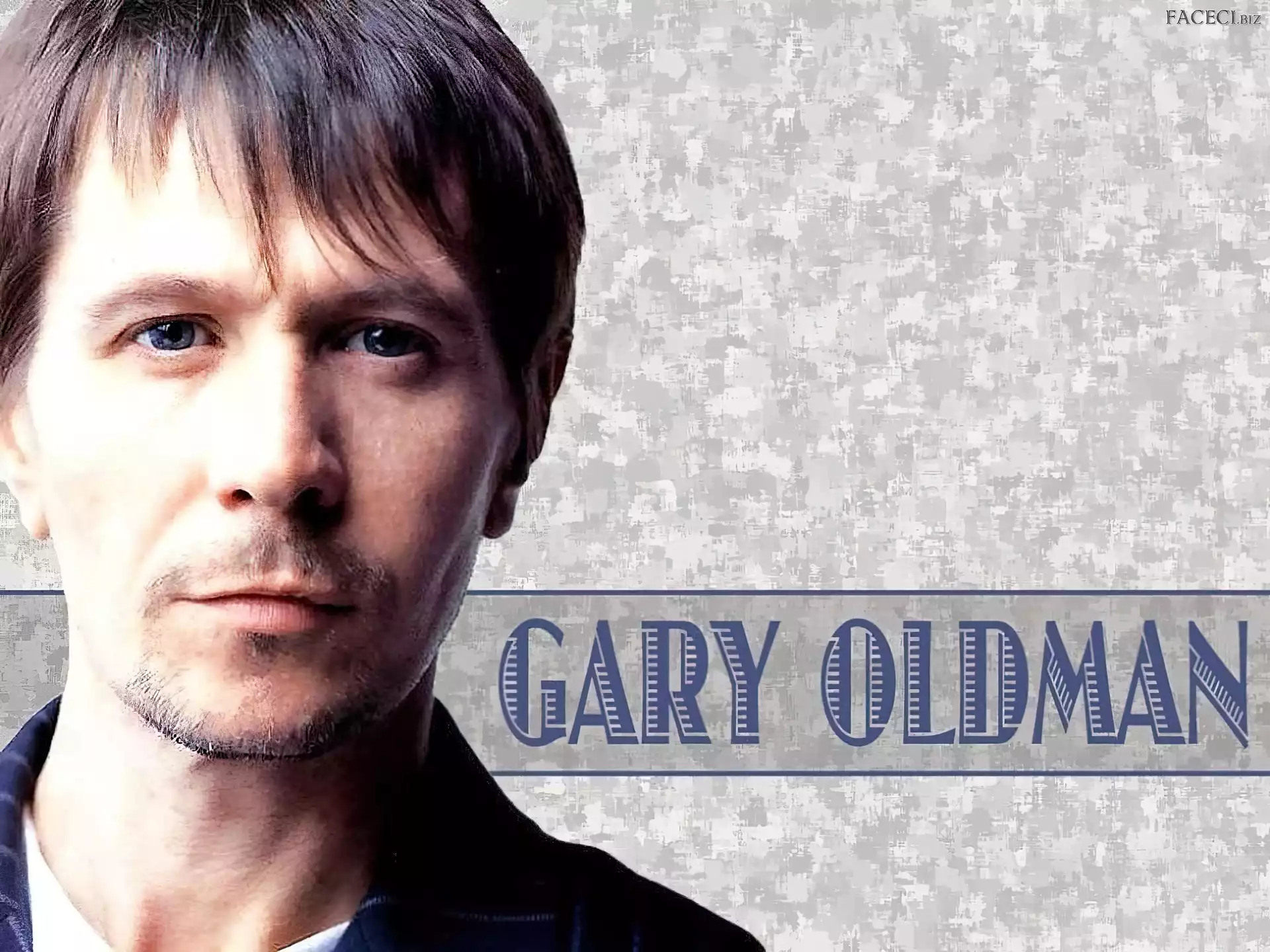 niebieskie oczy, Gary Oldman, krótkie włosy