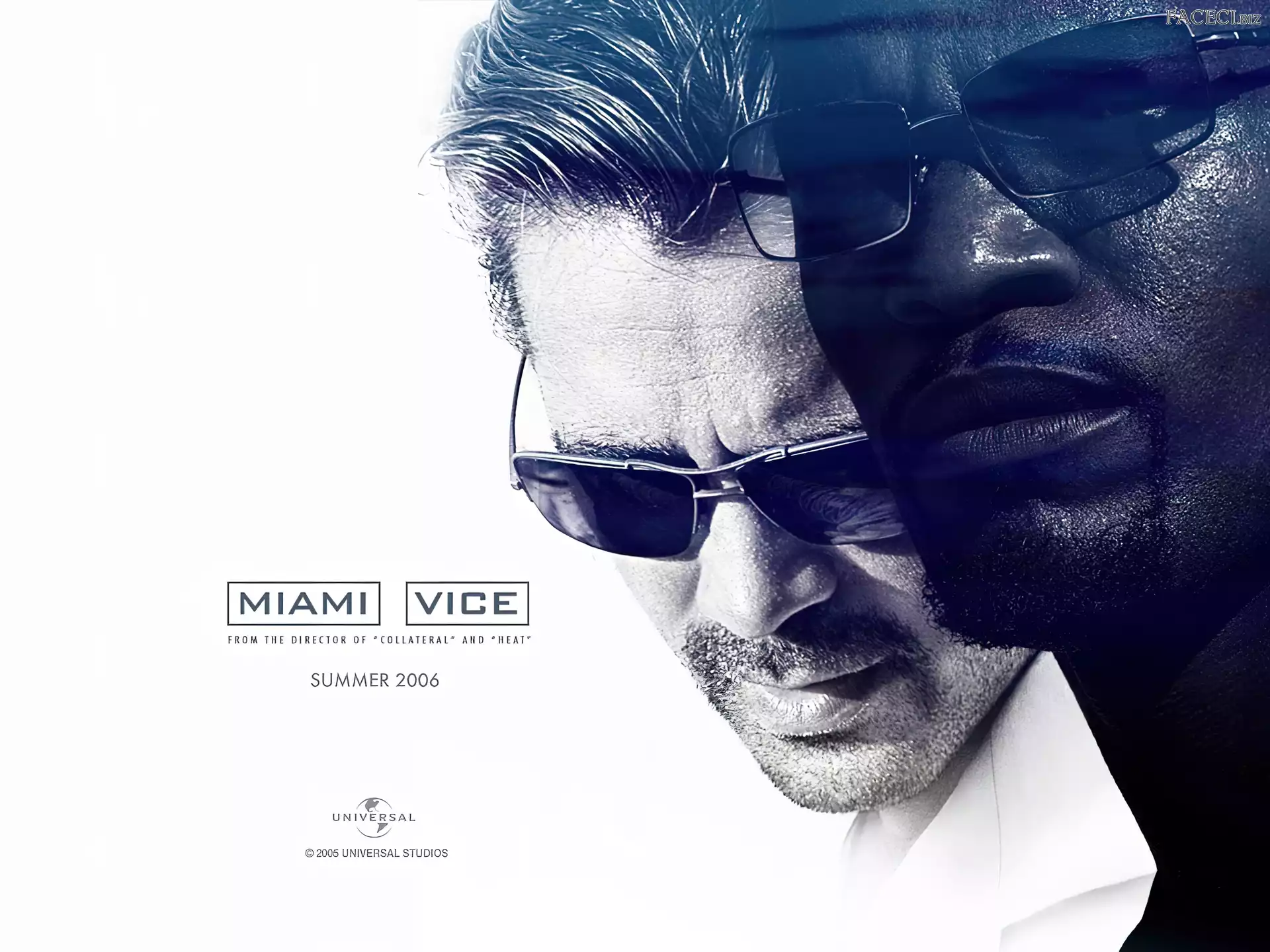 przeciwsłoneczne, okulary, Jamie Foxx, Miami Vice, Colin Farrell