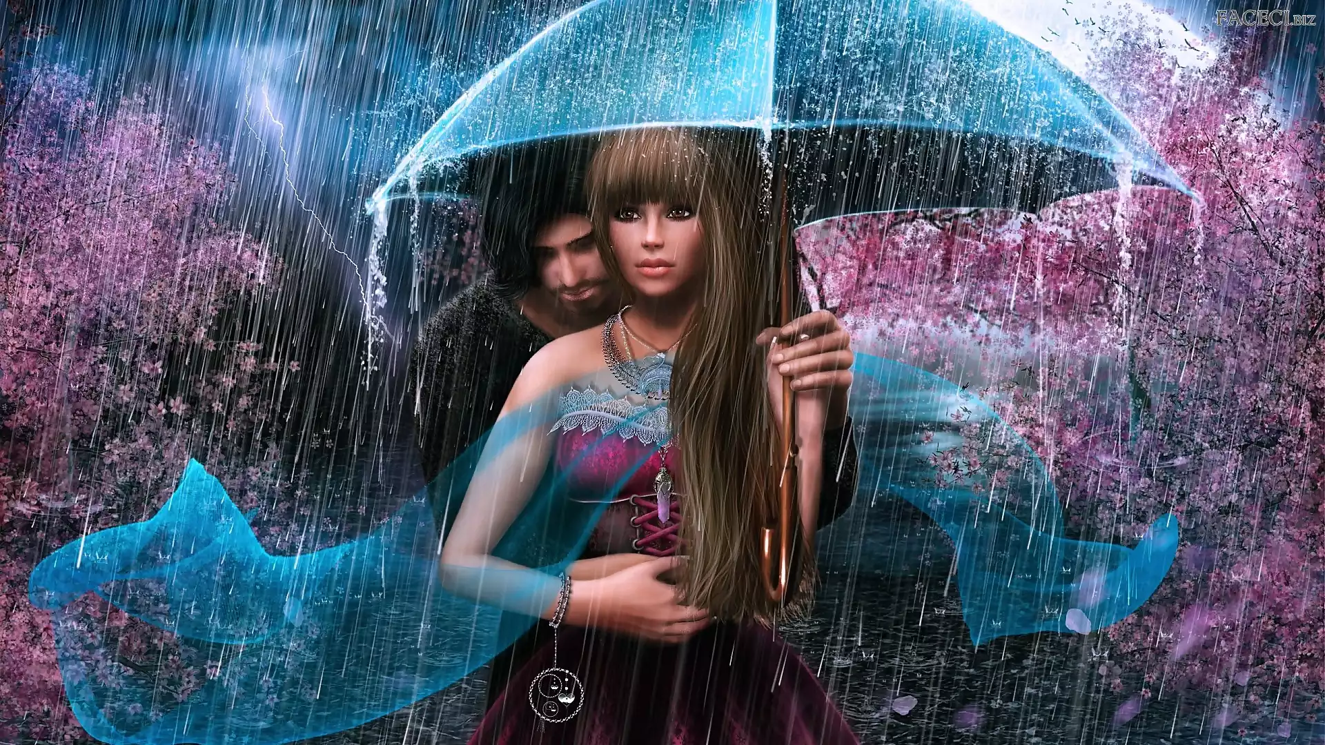 Deszcz, Para, Parasol