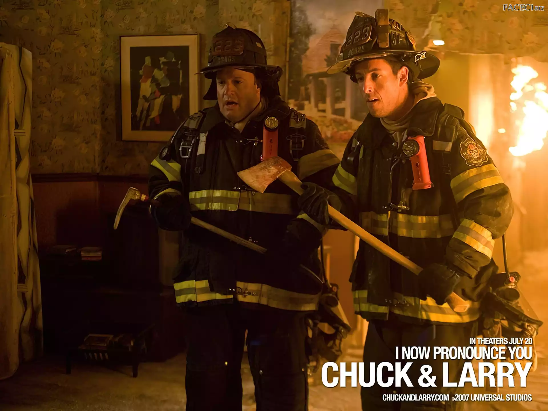 pożarna, straż, Adam Sandler, I Now Pronounce You Chuck And Larry, Kevin James