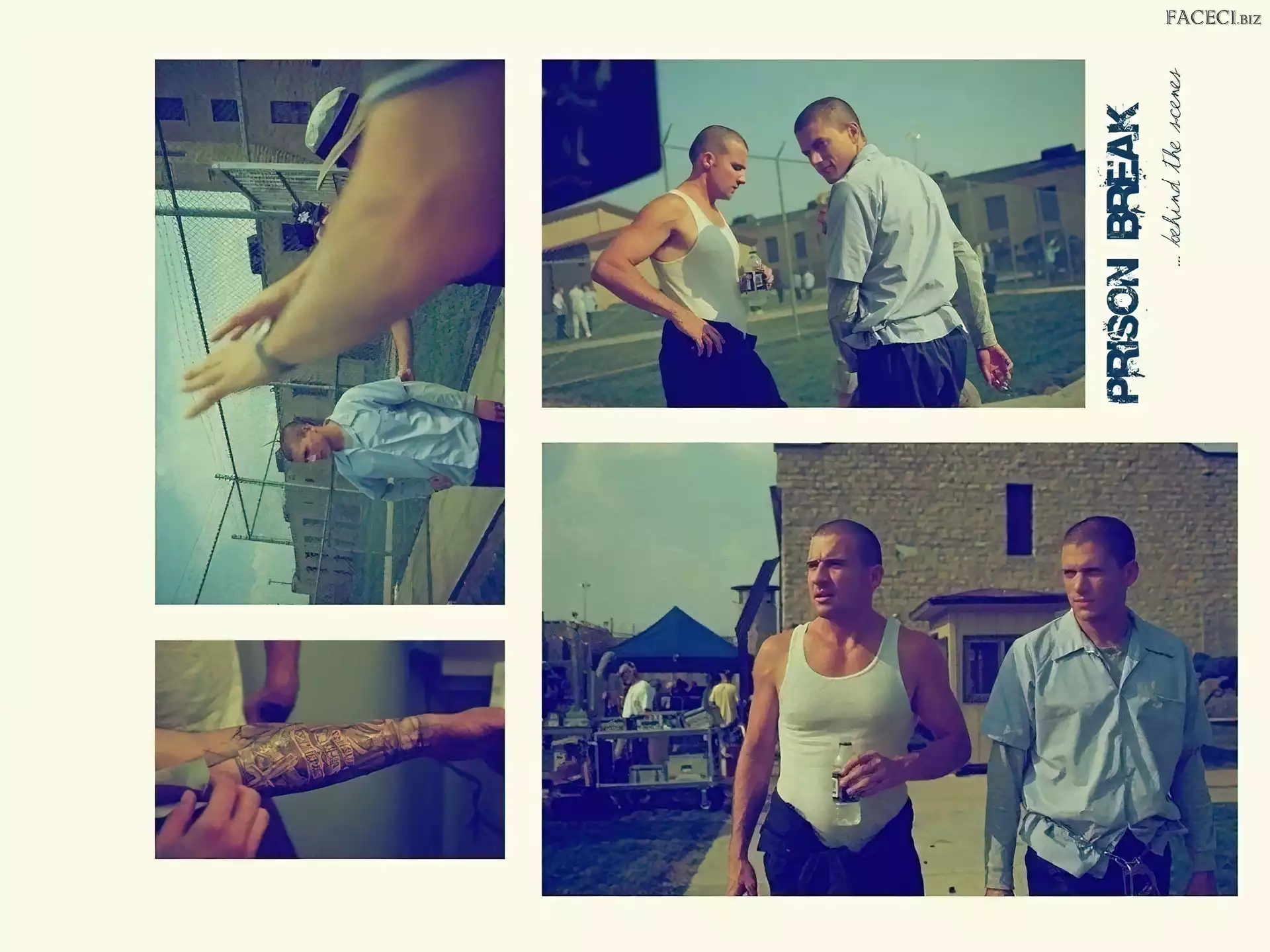Wentworth Miller, Prison Break, Dominic Purcell, ogrodzenie, Skazany na śmierć, spacerniak