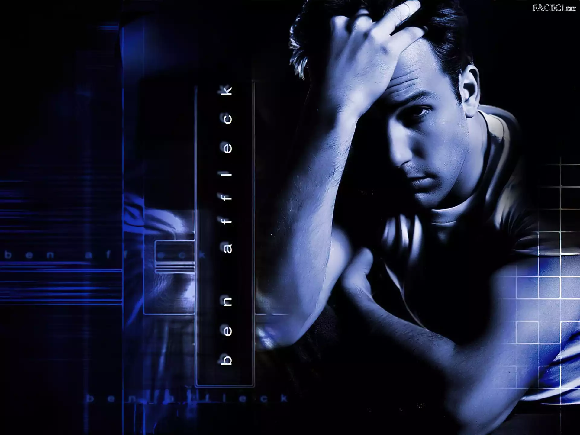 ręka, Ben Affleck, głowa