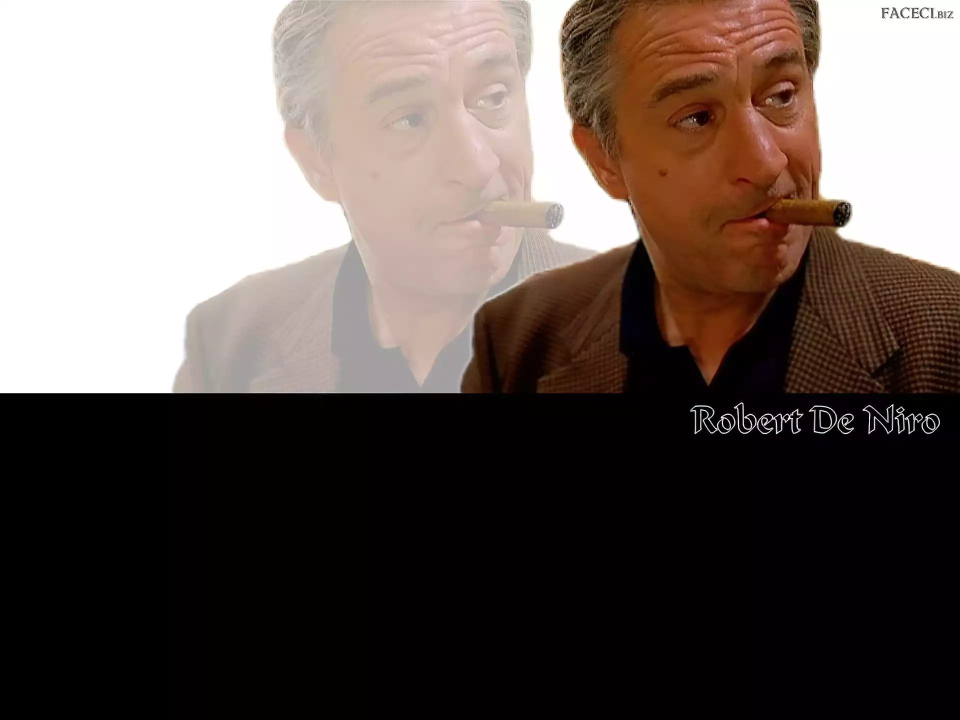 Robert De Niro, cygaro