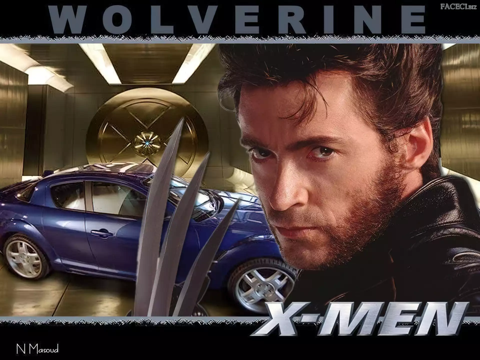 samochód, Hugh Jackman, x-men