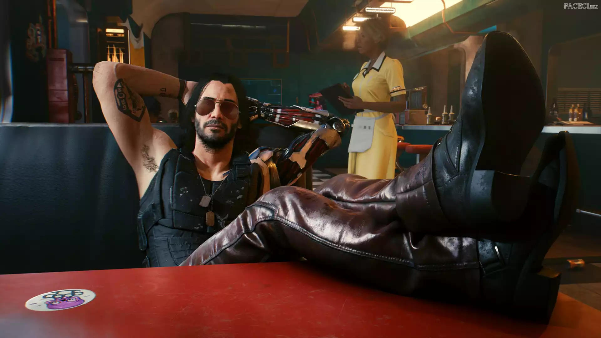 Postać, Gra, Keanu Reeves, Aktor, Cyberpunk 2077, Johnny Silverhand