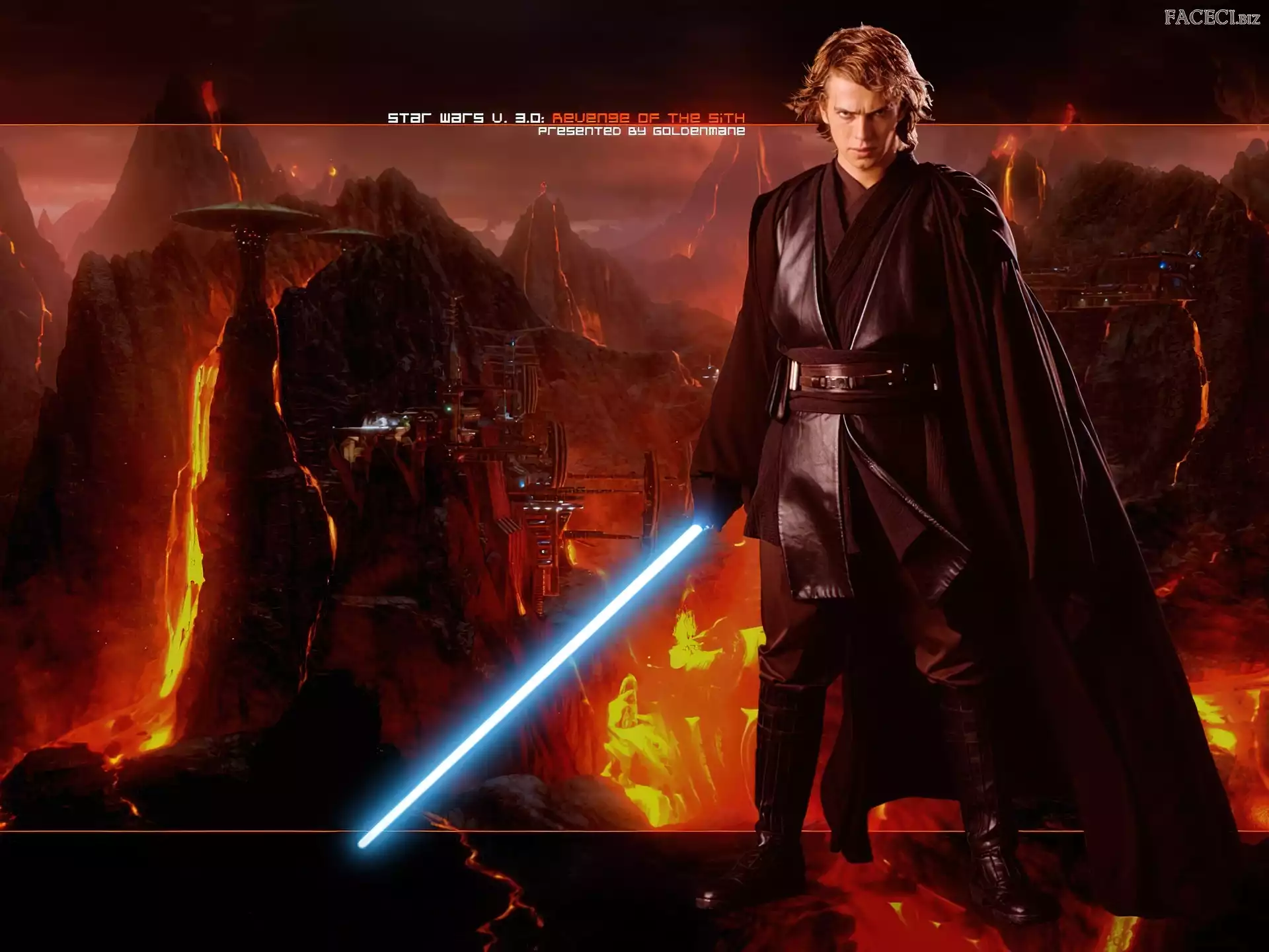 skały, Hayden Christensen, miecz