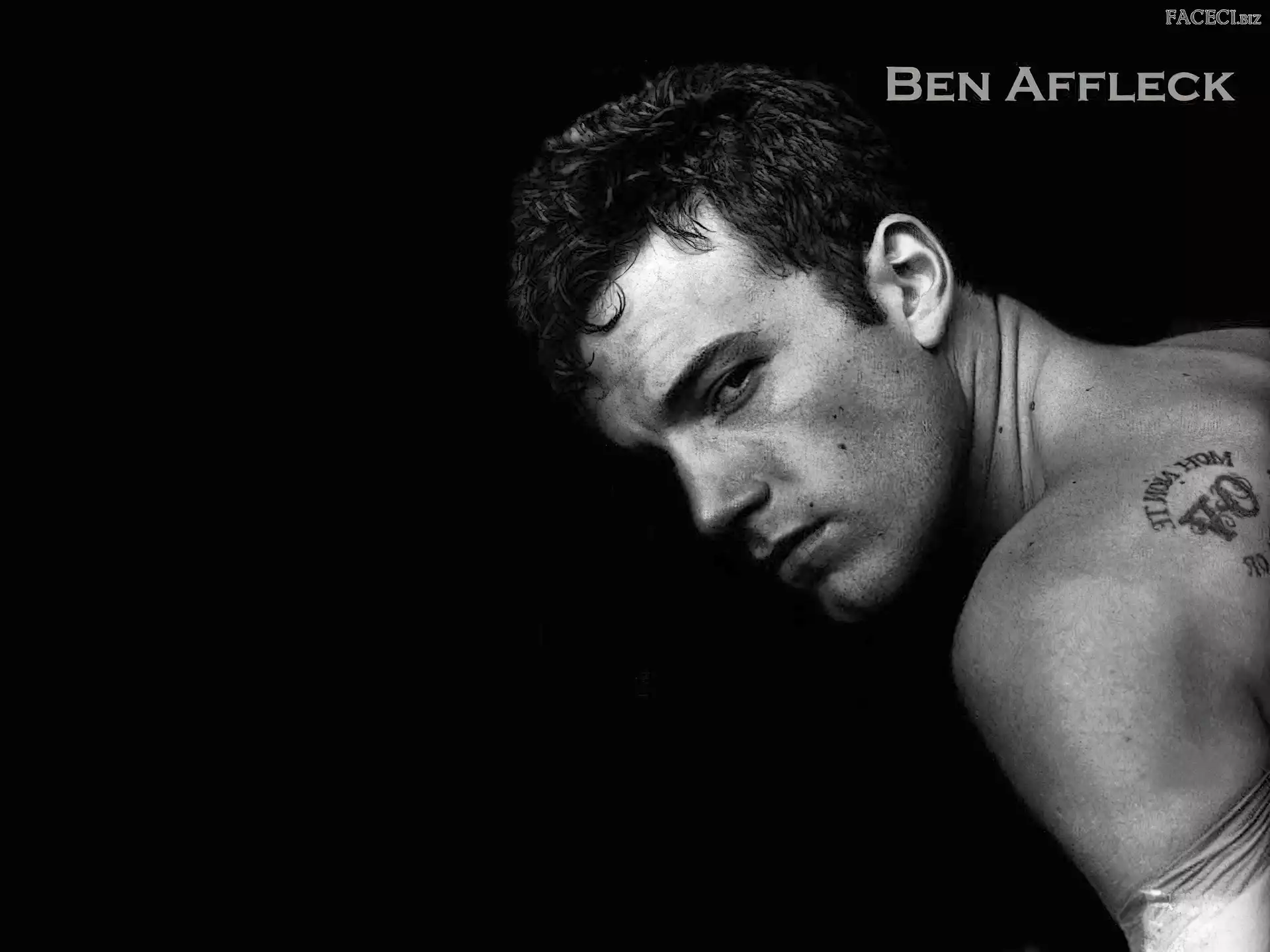 tatuaż, Ben Affleck, plecy