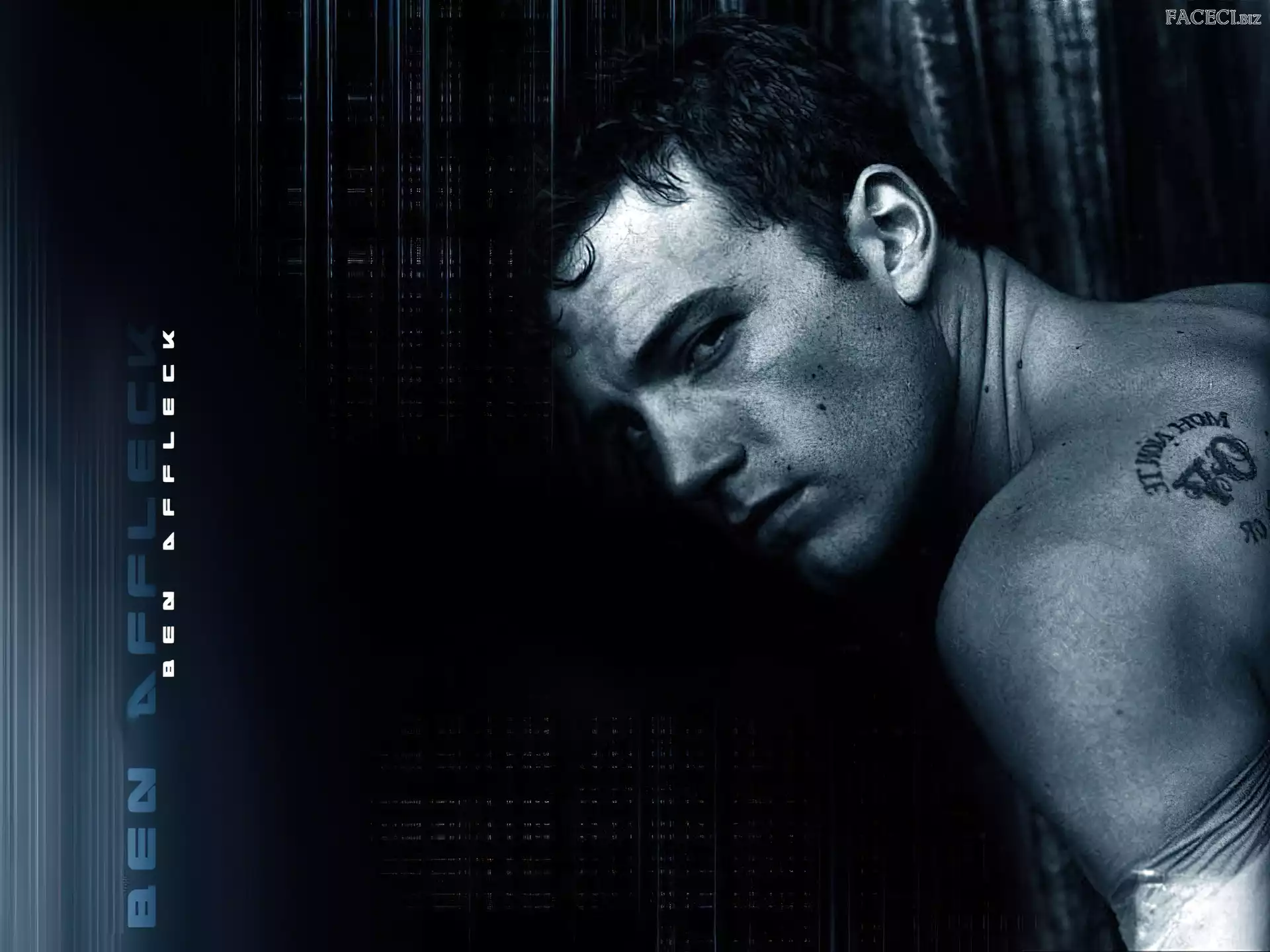 tatuaż, Ben Affleck, włosy