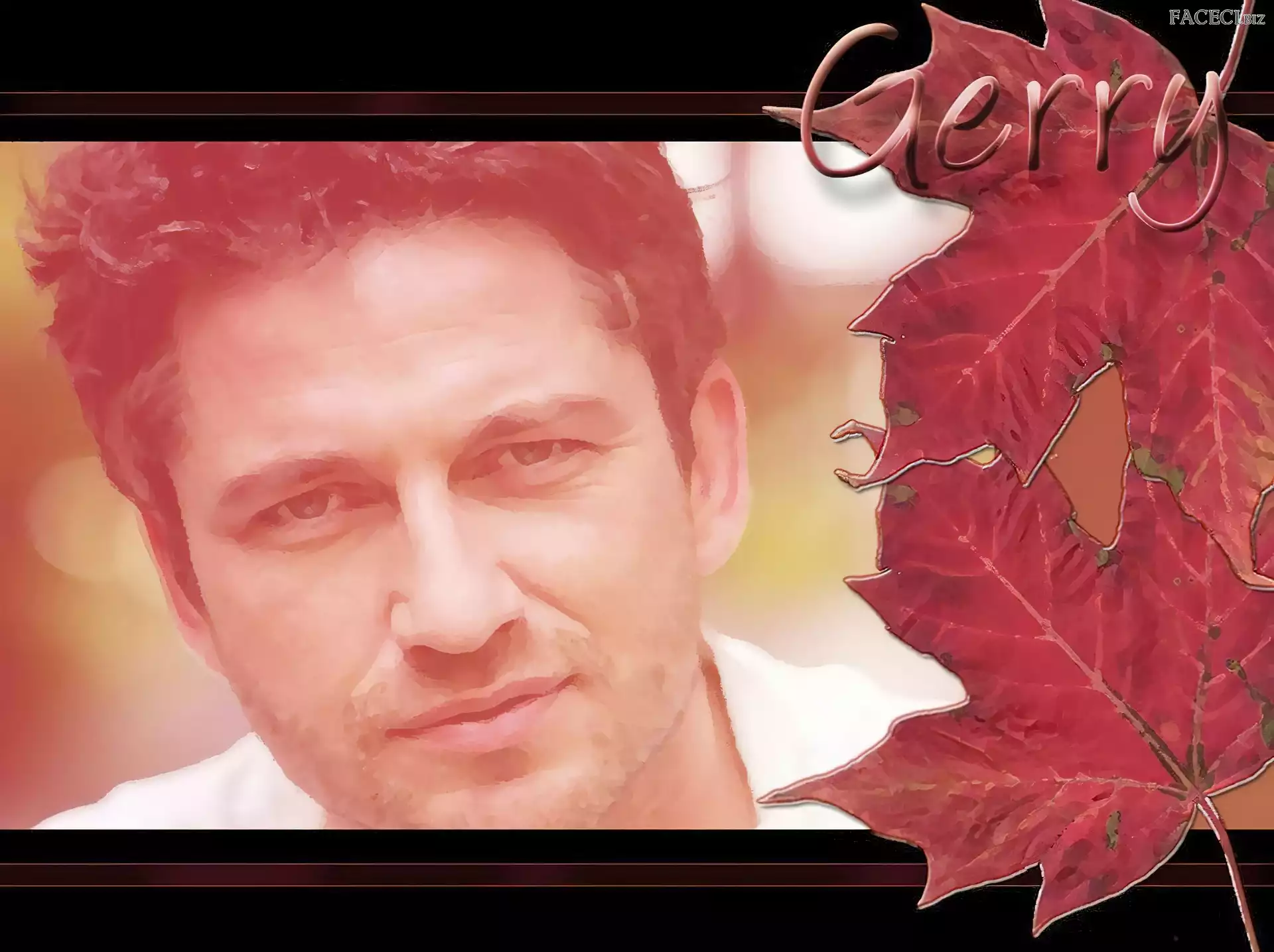 twarz, Gerard Butler, listki