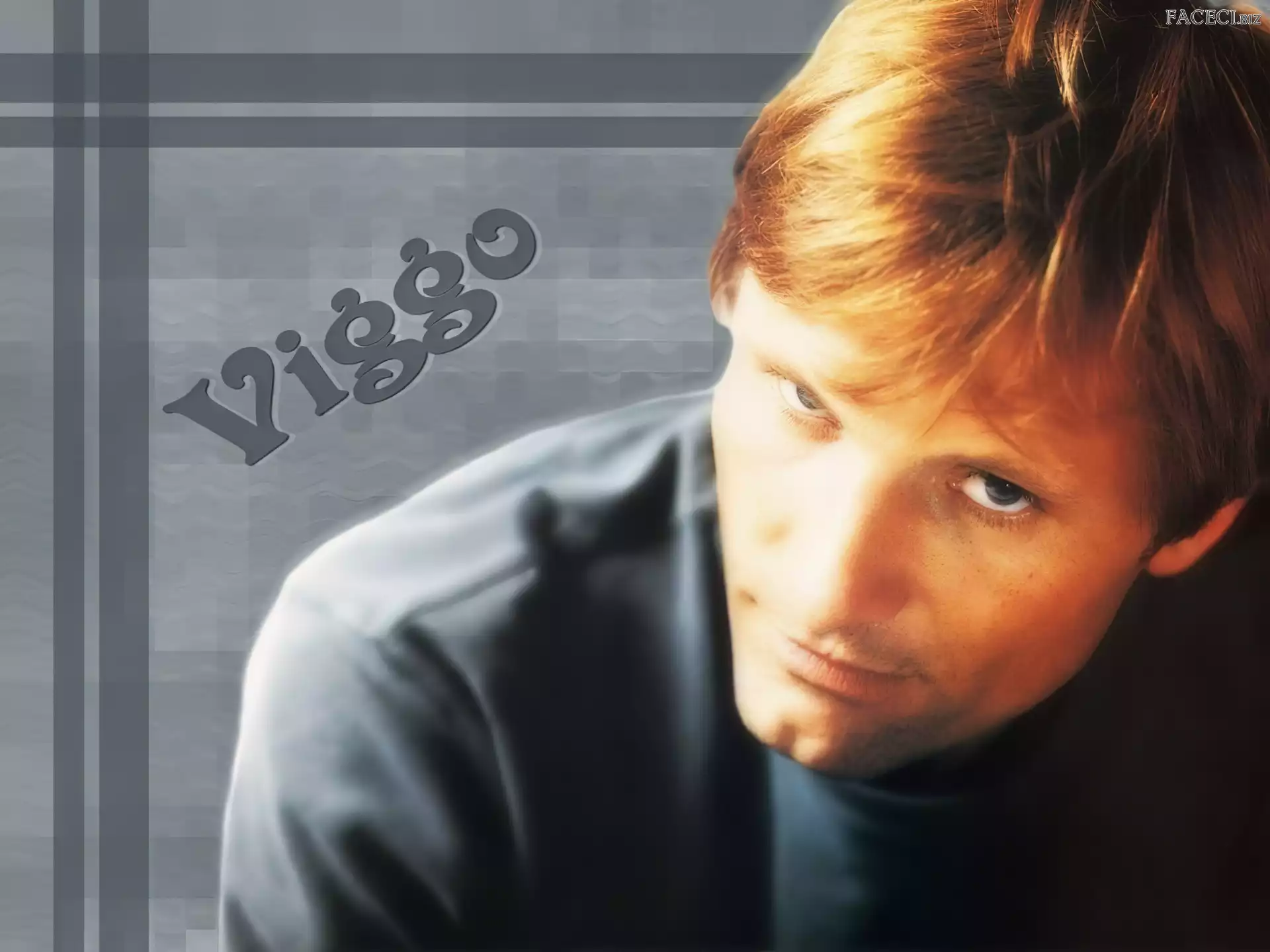 Viggo Mortensen, jasne włosy