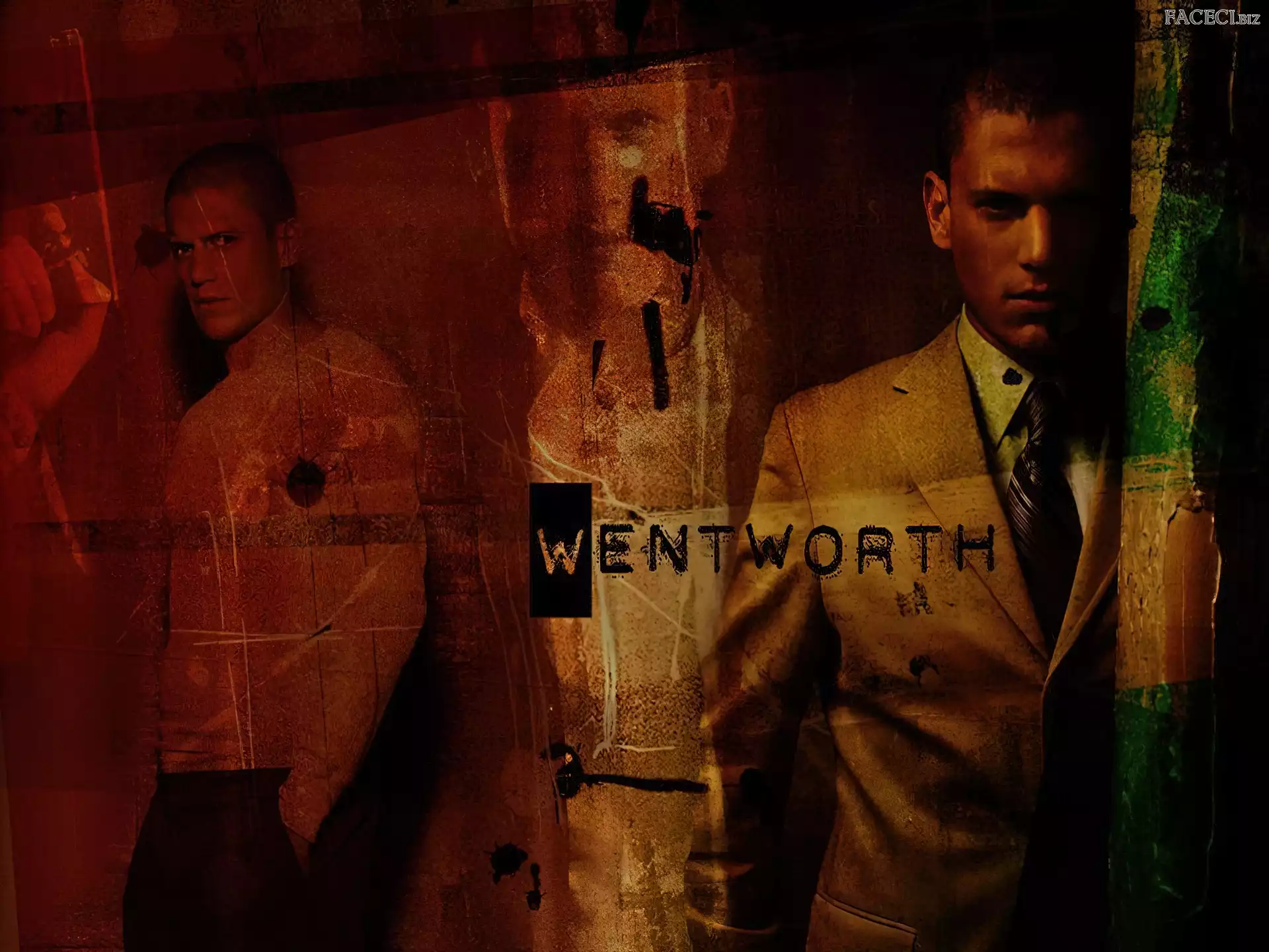 Wentworth Miller, beżowa marynarka