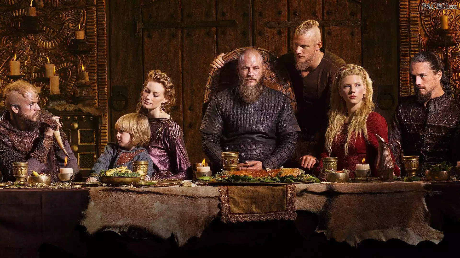 Katheryn Winnick, Travis Fimmel, Vikings, Serial, Wikingowie