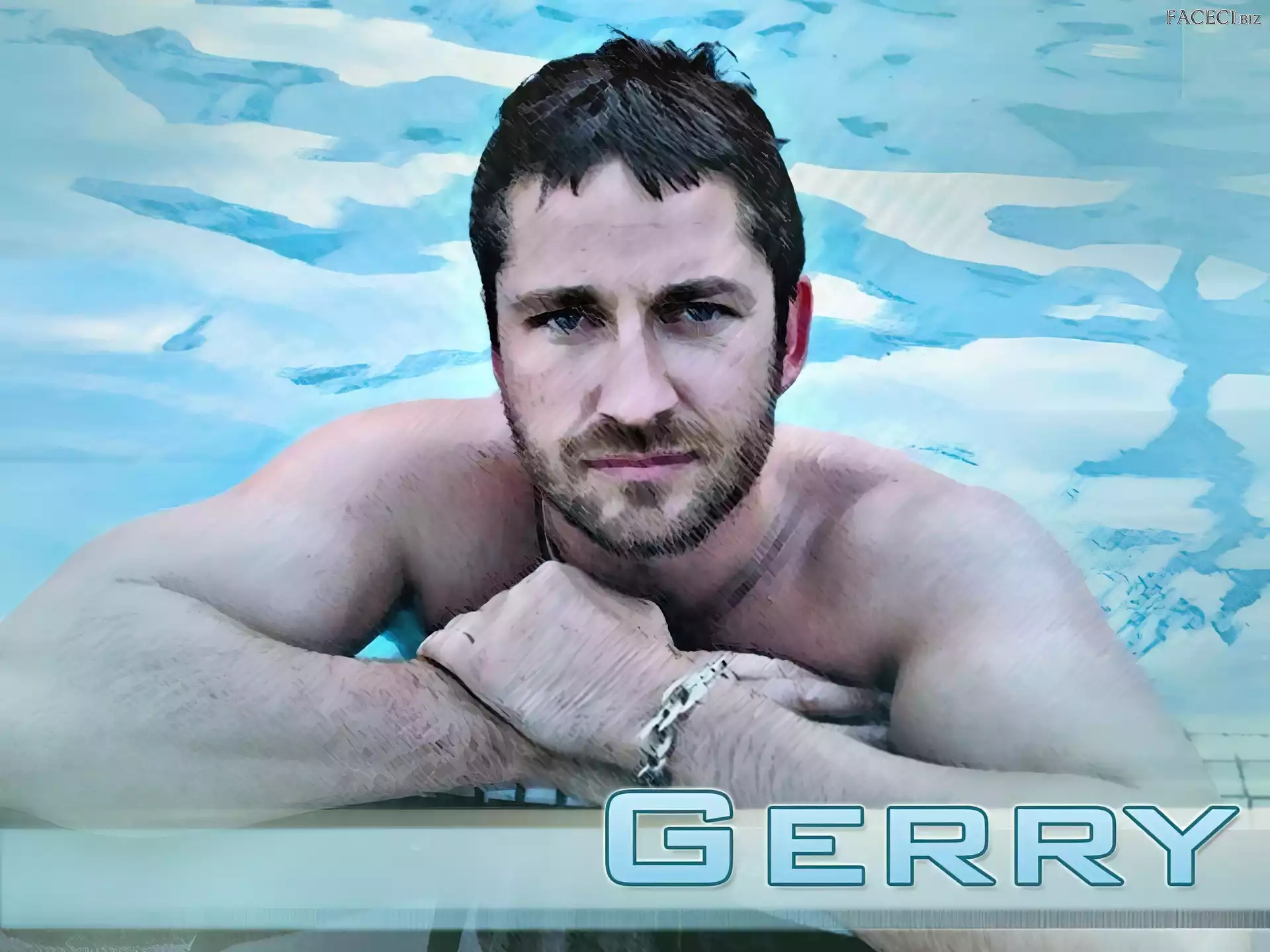 woda, Gerard Butler, bransoleta